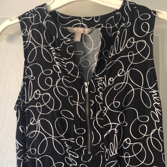 Sleeveless dress with elastic waist Sz 0 - Picture 2 of 4